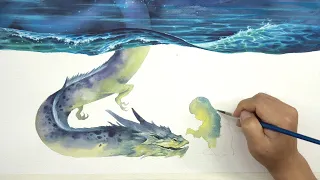 ERUDAart 30-Watercolor-Art of book illustration-Speedpainting