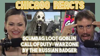 SCUMBAG LOOT GOBLIN Call of Duty Warzone by The Russian Badger | First Chicago Reacts