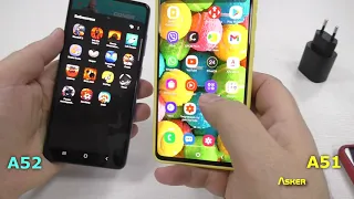 Samsung Galaxy A52. Крутой черный. Сравнение экранов с А50, А51, Note 10 Lite. Asker