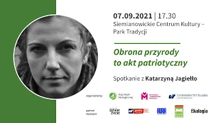 70. Spotkanie Klubu Myśli Ekologicznej – Katarzyna Jagiełło