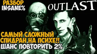 Он Прошел Outlast НА ПСИХЕ ЗА 18 МИНУТ! - Разбор Спидрана по Outlast (Insane%)