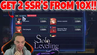 How To Get 2 SSR's From A 10X Solo Leveling Arise