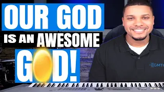 Our God Is An Awesome God (Gospel Piano Tutorial For Beginners) - Preview