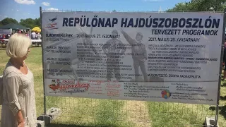 Repülőnap Hajdúszoboszlón Besenyei Péterrel