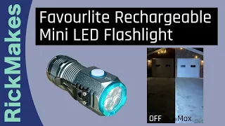 Favourlite Rechargeable Mini LED Flashlight