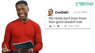 ICON SEEDORF Reacts to FUTBIN Comments!