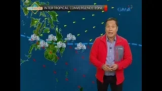 24 Oras: PAGASA: Magpapaulan ang ITCZ sa Palawan, Visayas at Mindanao bukas