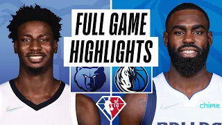 GRIZZLIES at MAVERICKS | FULL GAME HIGHLIGHTS | December 4, 2021