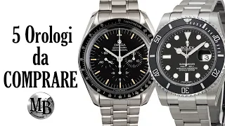 5 Orologi che DEVI comprare⌚- (Rolex, Omega,..)