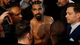 DAVID HAYE MOBBED at Ringside by fans after Knock Out win at O2 arena **EXCLUSIVE FOOTAGE**