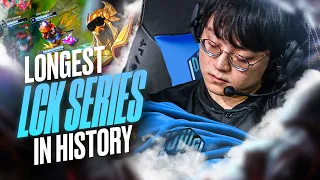 THE LONGEST SERIES IN LCK HISTORY - DRX VS DK