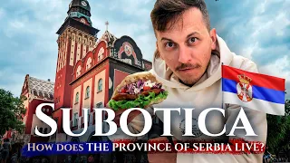 Subotica walk — a Hungarian city in Serbia? How do people live in the province of Serbia?