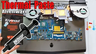 Repasting CPU & GPU Alienware 17 R4 |Dell Gaming Laptop