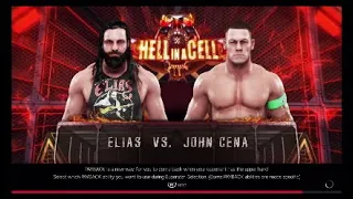 WWE 2k19, Elias vs Cena