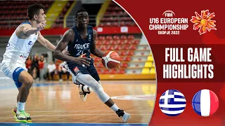 Greece - France | Basketball Highlights - 3rd Place Game | #FIBAU16Europe Men