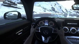 DRIVING A MERCEDES BENZ AMG GTS IN FIRST PERSON CAMERA - DRIVECLUB™