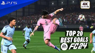 EA SPORTS FC 24 -  Top 20 UNBELIEVABLE Goals! ⚽⚽ #8 - PS5 4K