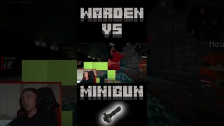 Warden Vs Minigun. Minecraft ATM 9