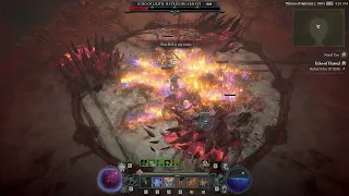 Diablo 4🔥Sorcerer tanks Uber Lilith all Phase 1 & Phase 2 one shot mechanics easily with spells