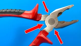 Few People Know About This Feature of Ordinary Pliers! Pliers Tricks