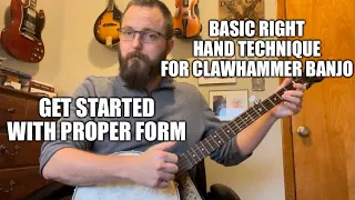 “Basic Right Hand Technique For Clawhammer Banjo” - Free Lesson