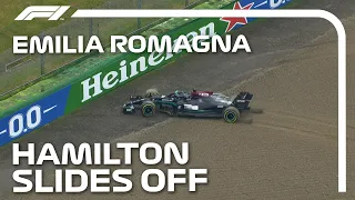 Lewis Hamilton Slides Off At Imola | 2021 Emilia Romagna Grand Prix