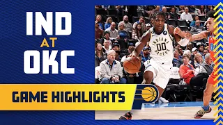 Indiana Pacers Highlights at Oklahoma City Thunder | January 18, 2023