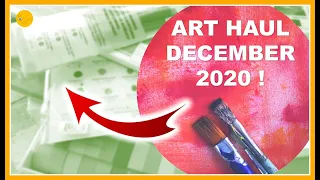 Art Haul December 2020! | NEW art supplies and gift ideas for artist beginners!