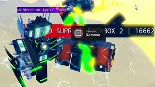 Abusing infected titan boombox in less than 1 minute on SUPER BOX SIEGE DEFENSE