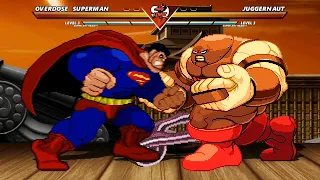 OVERDOSE SUPERMAN vs JUGGERNAUT - Highest Level Incredible Epic Fight!