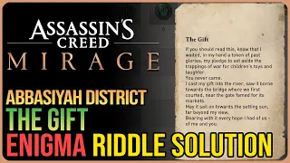 The Gift Enigma Solution Assassin's Creed Mirage