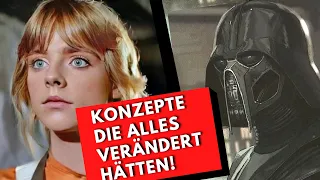 Konzepte die STAR WARS komplett verändert hätten! Weiblicher Luke oder Yoda als Gartenzwerg?