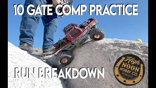 RC Crawler Class 2 Comp Practice Run [Slow Motion Breakdown With Commentary]