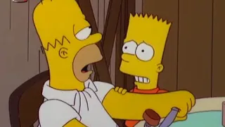 Simpsonovi - Soutez v pojidani steaku