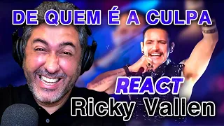 REACT a RICKY VALLEN - DE QUEM É A CULPA | Análise Vocal por Rafa Barreiros