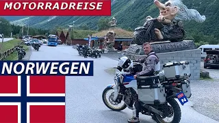 Mit dem Motorrad durch Fjordnorwegen