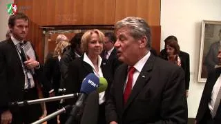 Bundespräsident Joachim Gauck besucht Landtag NRW