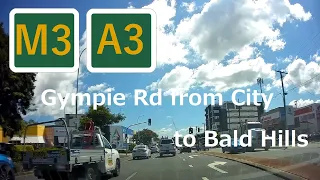 【Brisbane Drive】A,M route 3 (2) from City to Bald Hills,M1