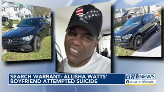 Warrant shows boyfriend of Allisha Watts, James Dunmore attempted suicide