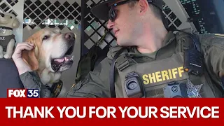 Florida K-9 Jax gets final radio sign-off as he retires after 8 years of service