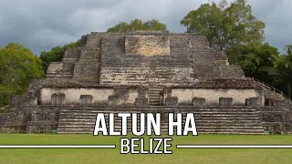 Exploring the Maya Site of ALTUN HA - Belize