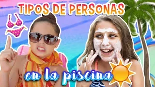 Tipos de personas en la PISCINA - Colaboración con El Mundo de Clodett 💜