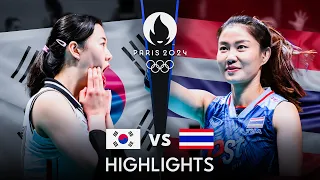 THAILAND vs KOREA | Highlights | Women's OQT 2023