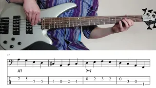 "All Of Me" by Marks and Simons | Walking Bass Etude w/ On-Screen TAB Notation