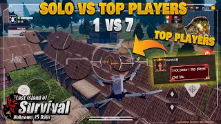 Solo Vs Top Players 1 vs 7 Solo life Part 6 Last Island of  Survival | Last Day Rules Survival |