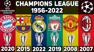 UEFA Champions League • All Winners 1956 - 2022 | Real Madrid Champion 2022.