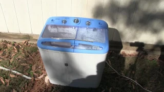 RV Washing Machine Destruction