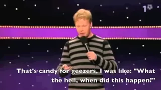 Swedish comedian Johan Glans with English subtitles