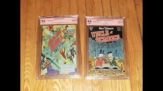 CBCS Comic Grading Rare Teenage Mutant Ninja Turtles Uncle Scrooge Signed Comics