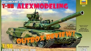 OUTBOX REVIEW ZVEZDA 1 35 T-90 RUSSIAN TANK